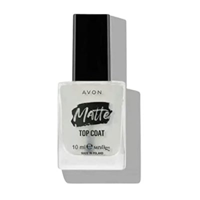 Avon Matte Nail Varnish Top Coat -Clear Matte finish-10ml