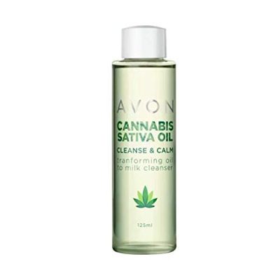 Avon Cannabis Sativa Oil Cleanse & Calm Transforming Oil To Milk Cleanser- 125ml