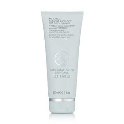 Liz Earle Cleanse and Polish 100ml tube with 2 Muslin Cloths