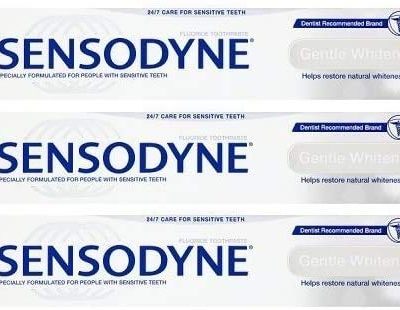 Sensodyne Gentle Whitening Toothpaste 75ml - Pack of 3