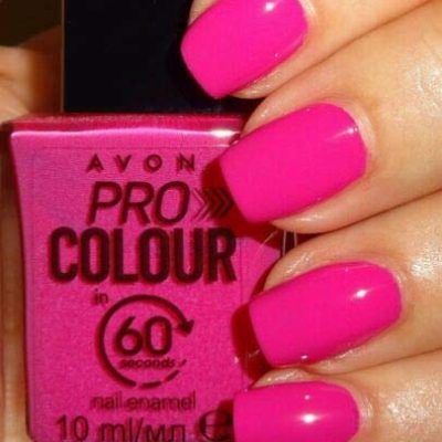 Avon pro colour nail enamel pro colour high speed pink