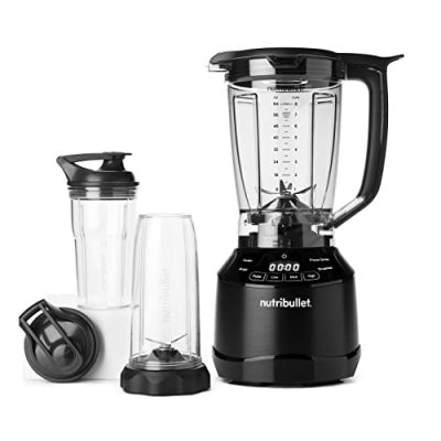 NUTRiBULLET Smart Touch Hot and Cold Food & Smoothie Jug Blender Combo - With 3 Speed Settings - Includes 1.8L Pitcher, 900ml Cup & 500ml Cup - Powerful 1500W - Perfect, Black