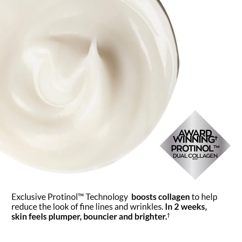 Avon Anew Sensitive+ Dual Collagen Cream, with Skin Soothing Actives and Protinol™ Technology to Help Reduce the Appearance of Fine Lines, 50ml