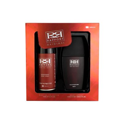 Rapport 2 Piece Gift Set for Men Includes Eau de Toilette, 100 ml & Body Spray, 150 ml