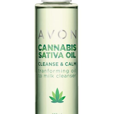 Avon Cannabis Sativa Oil Cleanse & Calm Transforming Oil to Milk Cleanser 125ml