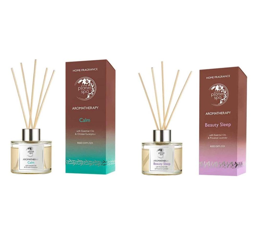 Avon Planet Spa Reed Diffuser Set of 2 -Beauty Sleep & Calm-