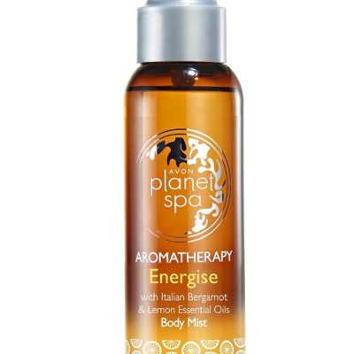 Avon Planet Spa Aromatherapy Calm Body Mist Spray -Energise Spray 100ml