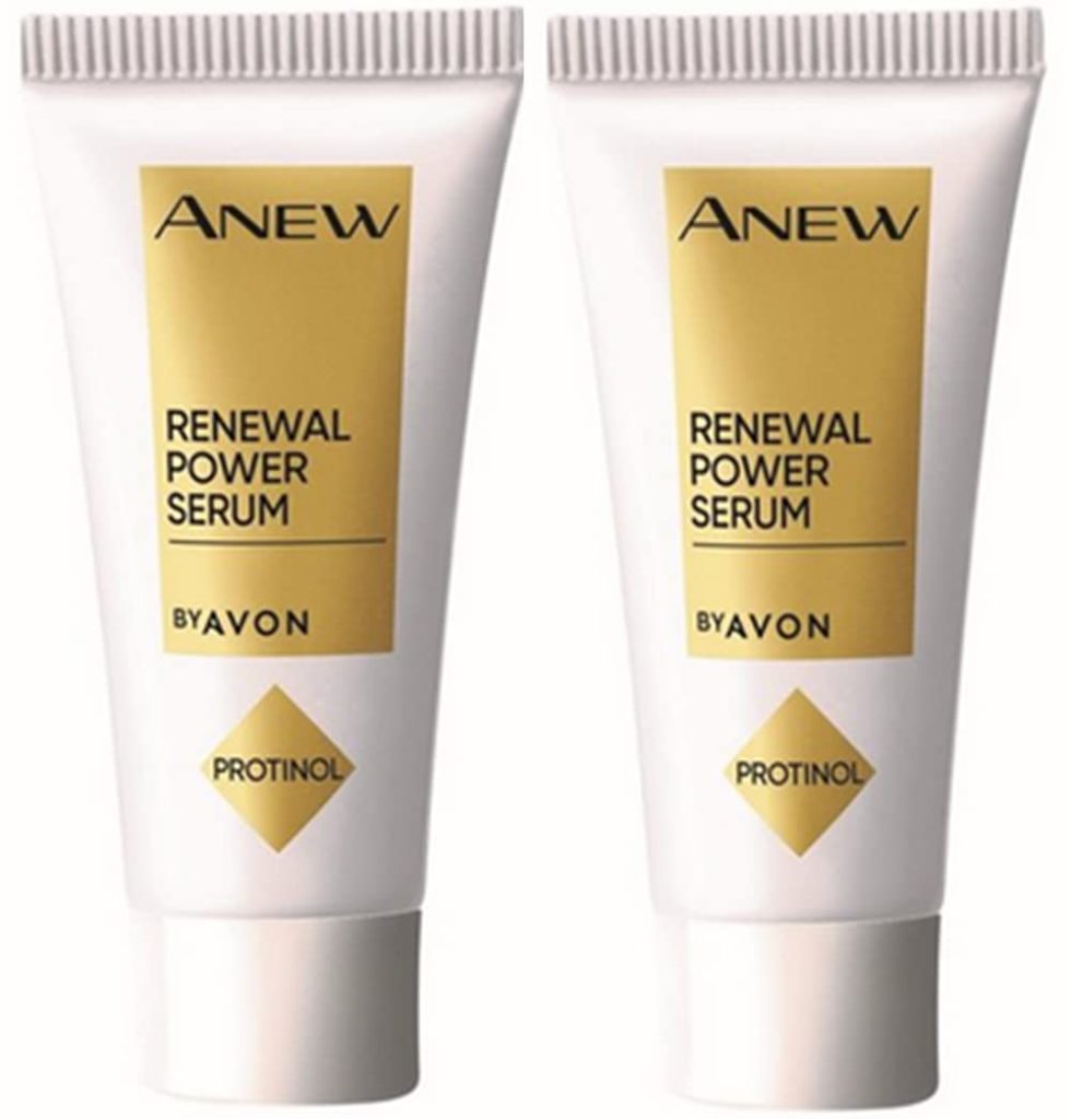 2 x Avon Anew Renewal Facial Power Serum Trial/Travel Size - 10ml