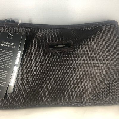 JJDK BROWN TOILETRY/COSMETIC POUCH