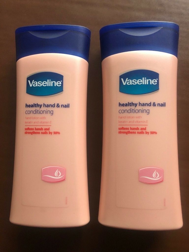 2 x200ml Vaseline Healthy Hand and Nail Conditioning Hand Lotion