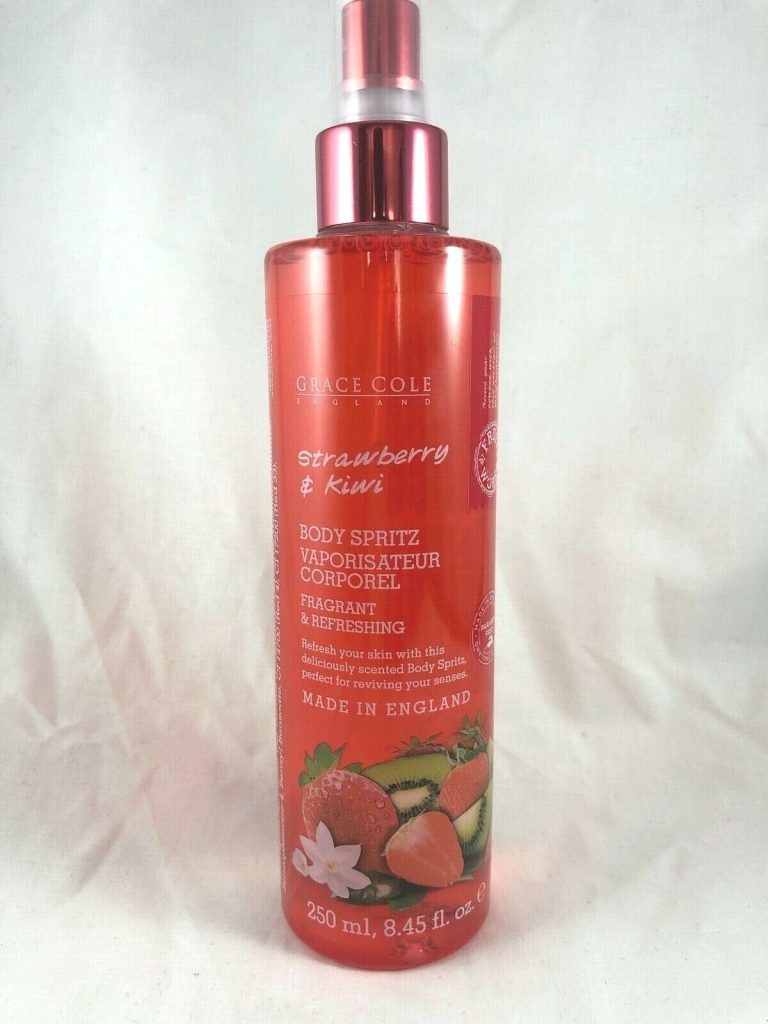 6 BOTTLES GRACE COLE BODY SPRITZ STRAWBERRY AND KIWI 250ML