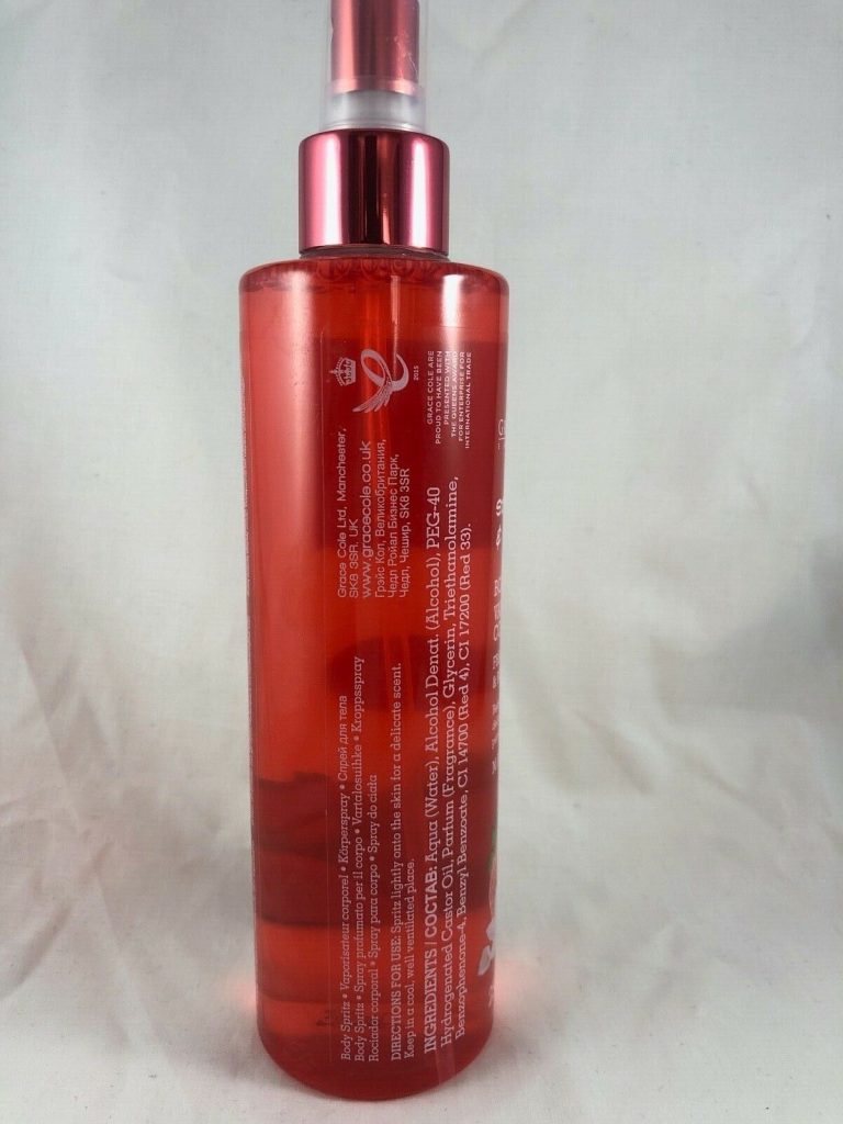 6 BOTTLES GRACE COLE BODY SPRITZ STRAWBERRY AND KIWI 250ML