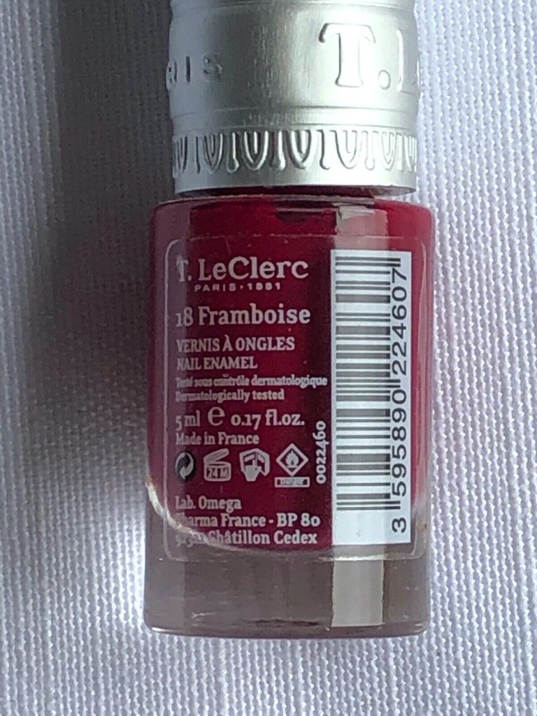 T.LeClerc nail varnish 18 framboise 5ml