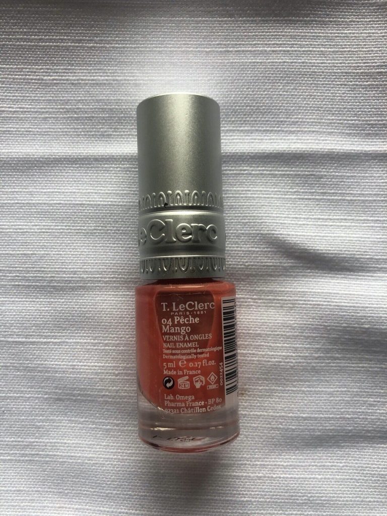 T.LeClerc nail varnish 04 peche mango 5ml