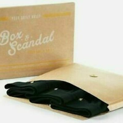 Box & Scandal MENS Boxer Shorts BOX Of 3 SIZE MEDIUM