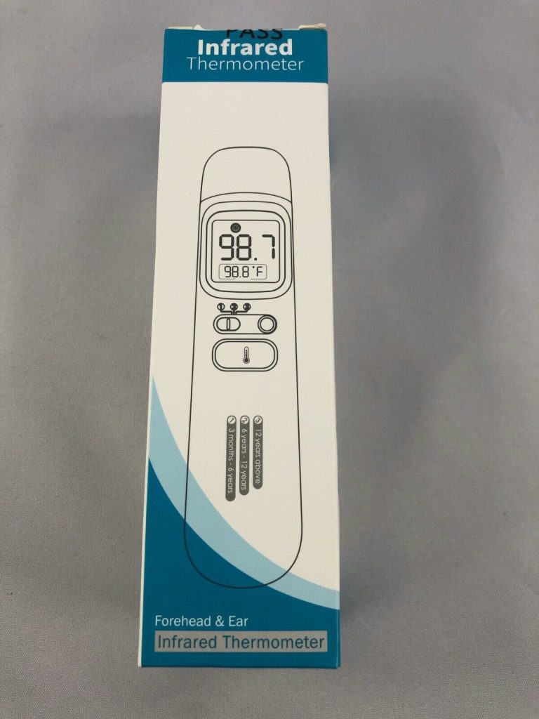 Forehead and Ear Mode Infrared Thermometer Gun AOJ-20B - BATTERIES INCLUDED