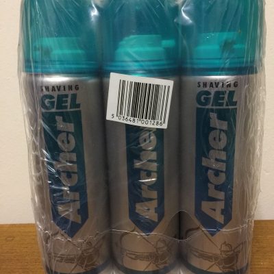 ARCHER SHAVING GEL 200ML 6 CANS