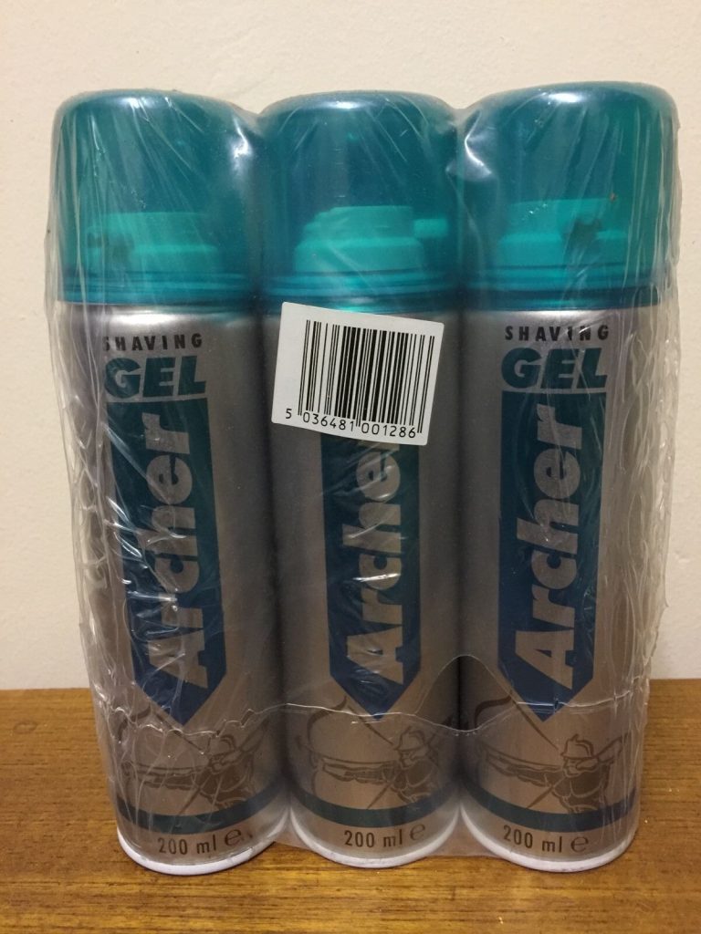 ARCHER SHAVING GEL 200ML 6 CANS