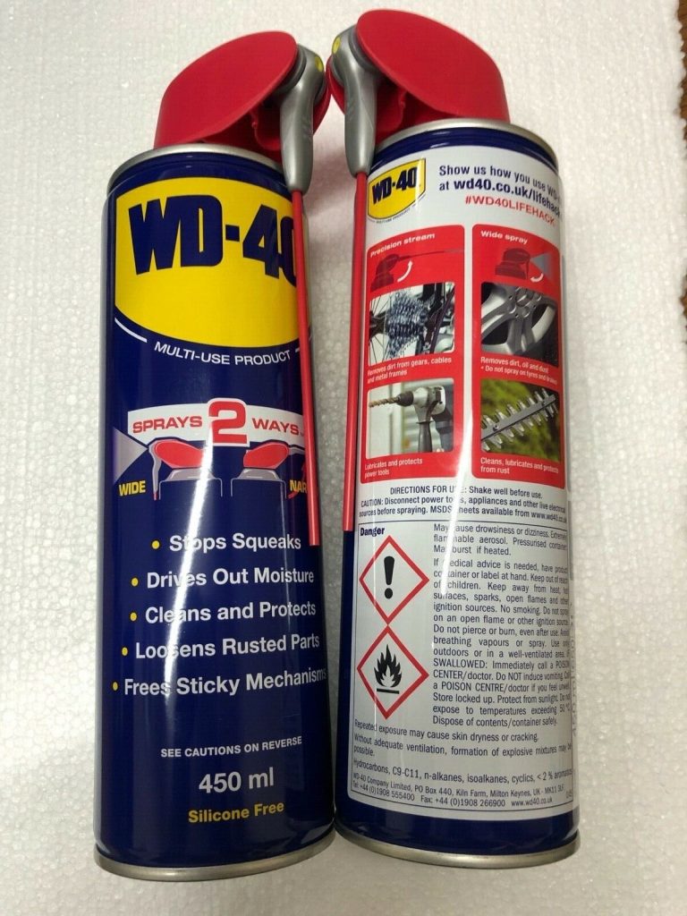 2 x WD40 450ML WD-40 MULTI PURPOSE USE LUBRICANT PENERTRATING OIL SMART STRAW