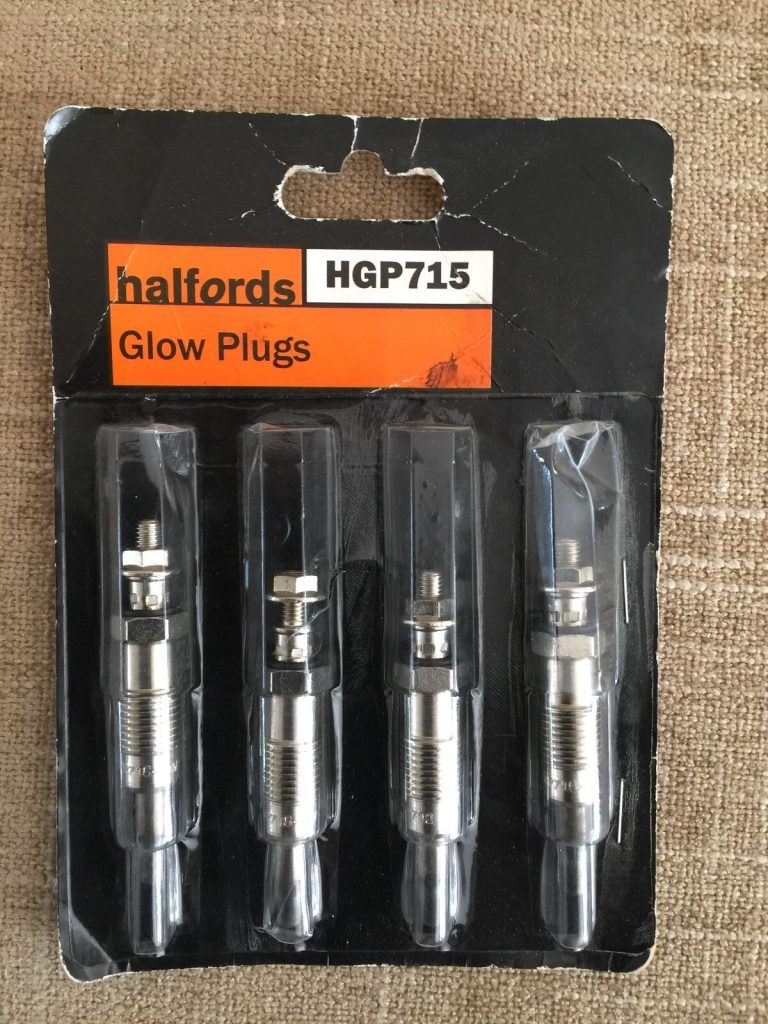 4x Halfords Glow Plugs HGP715