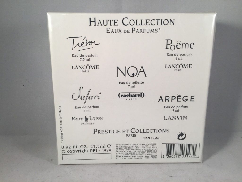 NIP Womens FAB Haute Collection Paris-New York by Lancome Miniature Perfumes NEW