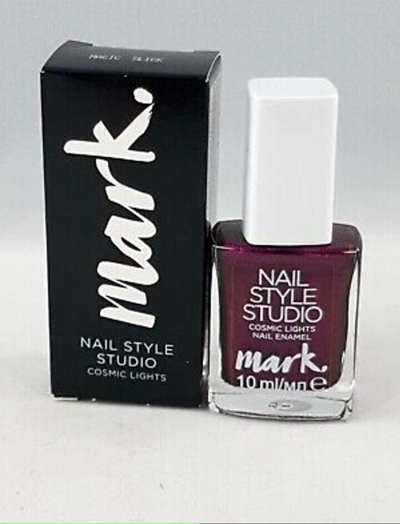 3 x 10ml Avon Mark Nail Style Cosmic Lights - MAGIC SLICK (METALLIC PURPLE)