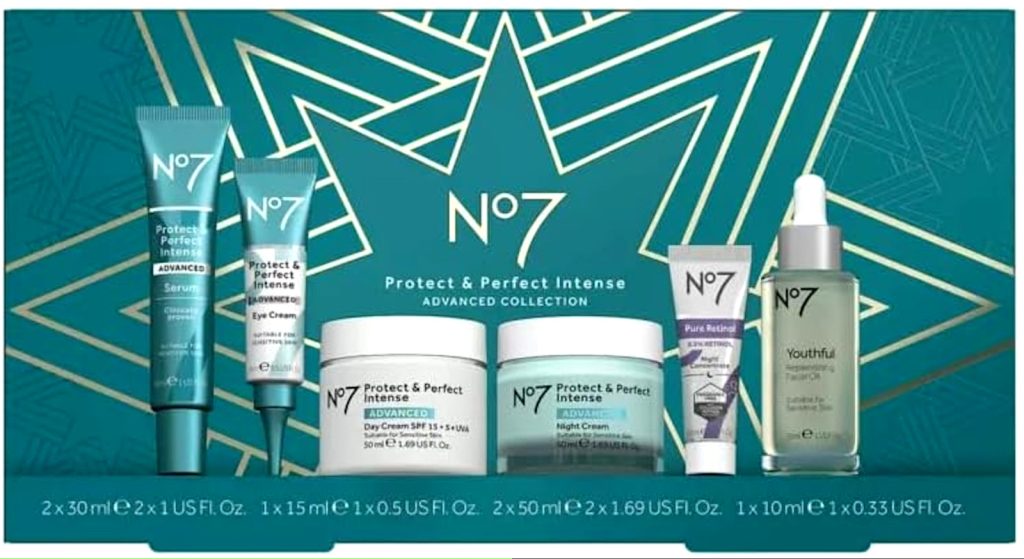 No7 Protect and Perfect Collection 6 piece gift set, No7 Protect & Perfect Serum