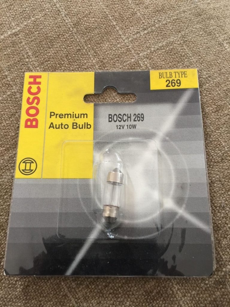 car bulb bosch pure light 269 12v 10w