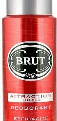 6 x BRUT ATTRACTION MENS DEODORANT BODY SPRAY 200ml LONG-LASTING