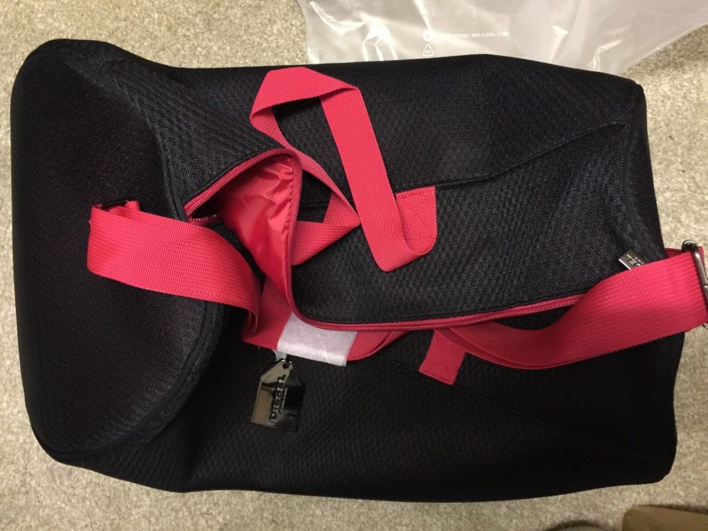 DIESEL BAG WEEKEND / SPORTS BAG RED HANDLES