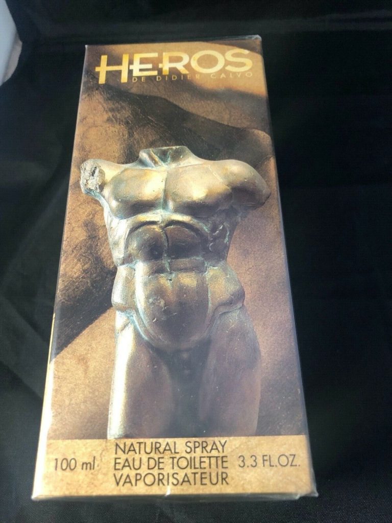 HEROS Didier Calvo Mens Vintage Edt 100ml Unusual (Rare)