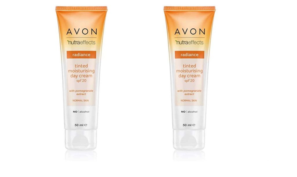 2 x 50ml Avon Nutraeffects Radiance Tinted Moisturiser - Original - SPF20