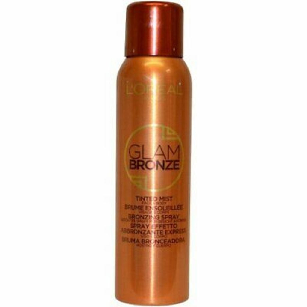 2 x 150ml L'Oreal Glam Bronze Tinted Mist Face And Body Spray