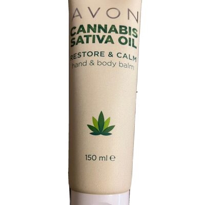 3 x 150ml AVON Sativa Oil Restore & Calm Hand & Body Balm