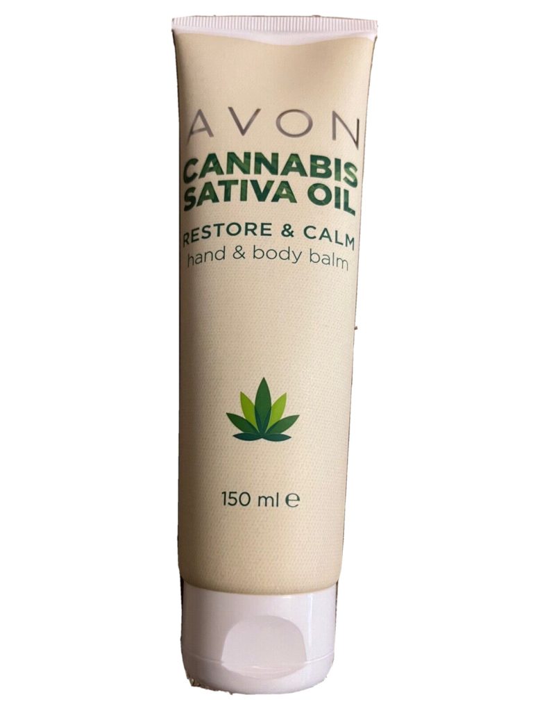 3 x 150ml AVON Sativa Oil Restore & Calm Hand & Body Balm