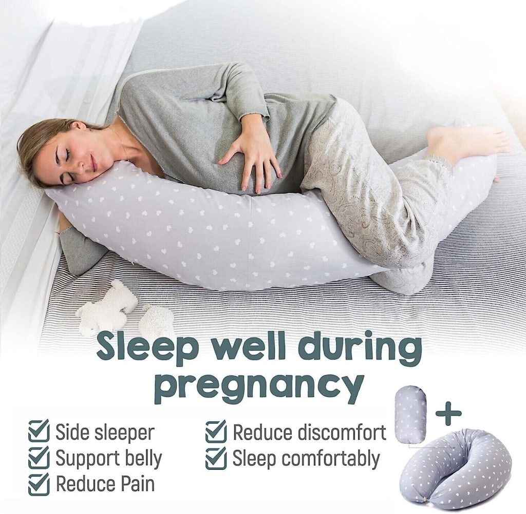 Bambi Pregnancy Pillow Maternity U Shape with Cover Feeding Nursing Sleeping