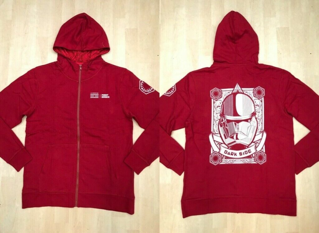 Officially Licensed Star Wars Red Hoodie First Order Sweatshirt size medium