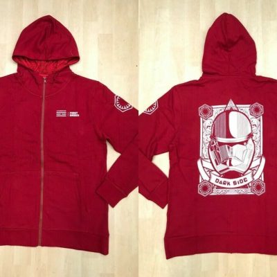 Officially Licensed Star Wars Red Hoodie First Order Sweatshirt size medium