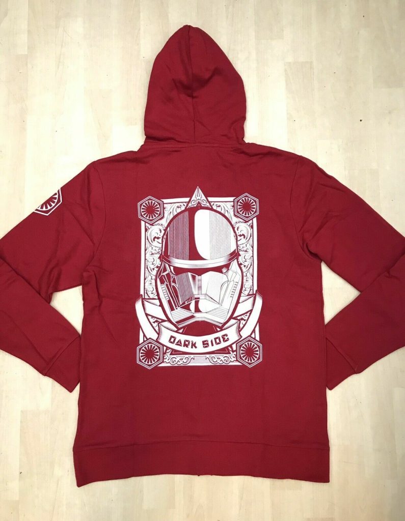 Officially Licensed Star Wars Red Hoodie First Order Sweatshirt size medium