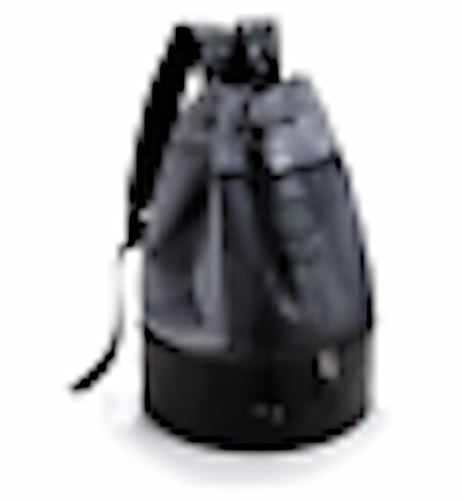 VERSACE PARFUMS BLACK LIFESTYLE SACK BACKPACK GYM SPORT WEEKEEND BAG SEE DESCRIP