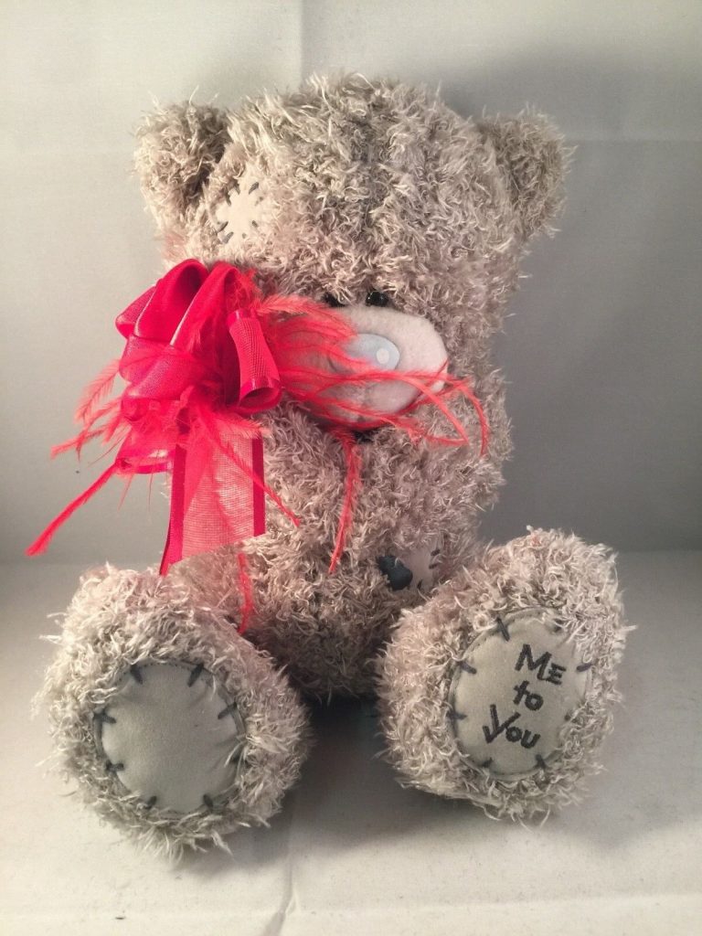 ME TO YOU BEAR WITH RED ROSE 10 INCH