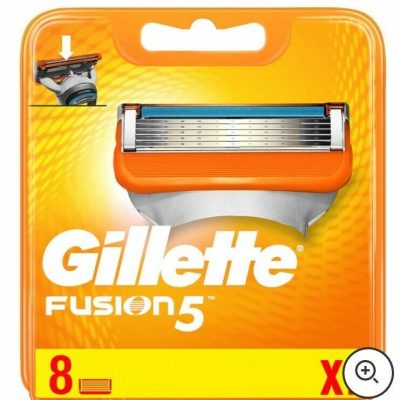 Gillette Fusion 5 XL Blades 8 Pack Brand New Genuine New Blades Micro Skin Guard