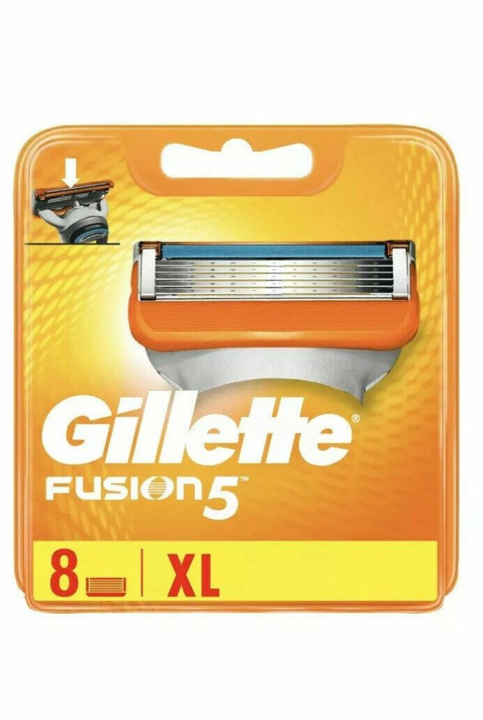 Gillette Fusion 5 XL Blades 8 Pack Brand New Genuine New Blades Micro Skin Guard