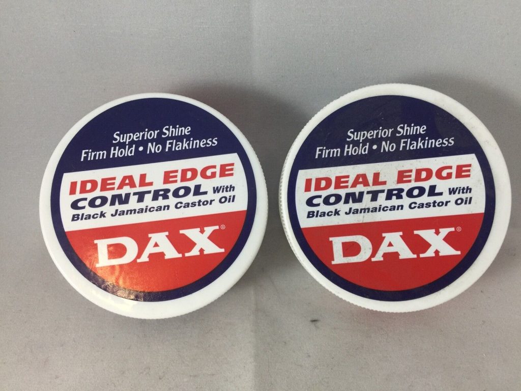 2 X DAX IDEAL EDGE CONTROL/HOLDING HAIR GEL With BLACK CASTOR OIL FIRM Hold