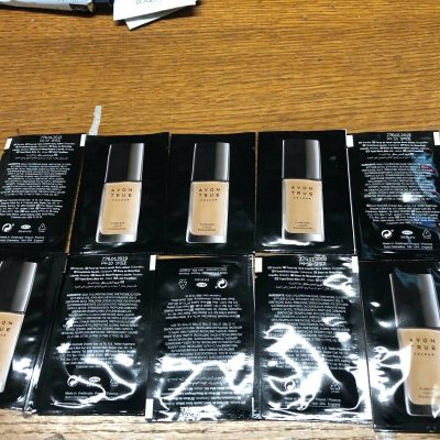 10 x avon true foundation sample size shade spice