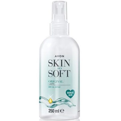 2 x 250ml Avon Skin So Soft Original Dry Oil Spray - NEW BONUS SIZE -