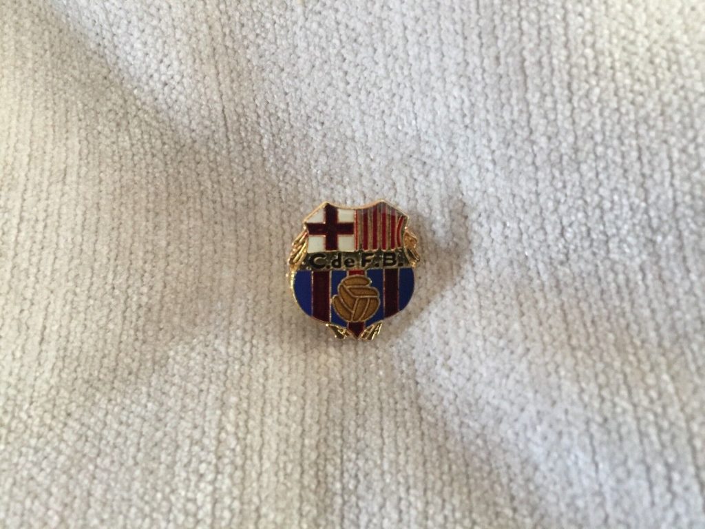 F.C. Barcelona Spain Enamel Lapel Pin Badge