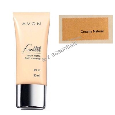 Avon Ideal Flawless Nude Matte Fluid Make Up-Creamy Natural -30ml