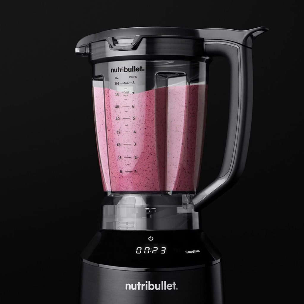 Nutribullet Smart Touch Hot and Cold Food & Smoothie Blender Mixer With 3 Speed Settings – Perfect For Soups, Smoothies, Purees & Grinding Nuts – Powerful 1500W, Large 1.85L Jug For Home Kitchen