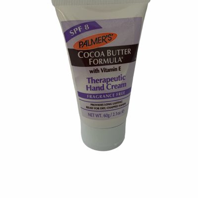 Palmers Cocoa Butter Formula Therapeutic Hand Cream (60g With Vitamin E, Fragrance Free)